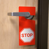 Stop Sign - Door Hanger Stop Sign - Door Hanger