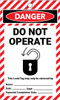 Do Not Operate with Icon - Lockout Tags