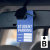 Student Parking - License No/Exp Date/Name - Car Permit Parking Tag Student Parking - License No/Exp Date/Name - Car Permit Parking Tag