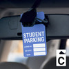 Student Parking - License No/Exp Date/Name - Car Permit Parking Tag Student Parking - License No/Exp Date/Name - Car Permit Parking Tag