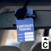 Temporary Parking - License No/Exp Date/Name - Car Permit Parking Tag