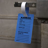 Kanban Blue Rectangular - Self-Locking Hang Tag