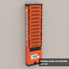 Kanban Card Rack - Orange Diamond Plate Kanban Card Rack - Orange Diamond Plate