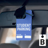 Student Parking - Valid From/To - Car Permit Parking Tag Student Parking - Valid From/To - Car Permit Parking Tag