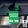 Reserved Parking - Valid From/To - Car Permit Parking Tag
