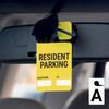 Resident Parking - Valid From/To - Car Permit Parking Tag