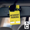 Resident Parking - Valid From/To - Car Permit Parking Tag