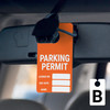 Parking - License No/Exp Date/Name - Car Permit Parking Tag