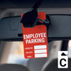Employee Parking - License No/Exp Date/Name - Car Permit Parking Tag