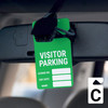 Visitor Parking - License No/Exp Date/Name - Car Permit Parking Tag
