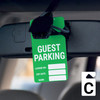 Guest Parking - License No/Exp Date/Name - Car Permit Parking Tag