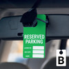 Reserved Parking - License No/Exp Date/Name - Car Permit Parking Tag Reserved Parking - License No/Exp Date/Name - Car Permit Parking Tag