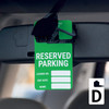Reserved Parking - License No/Exp Date/Name - Car Permit Parking Tag Reserved Parking - License No/Exp Date/Name - Car Permit Parking Tag