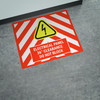 Electrical Panel 36" Clearance Do Not Block Red/White Hazard Landscape - Large Floor Sign Electrical Panel 36" Clearance Do Not Block Red/White Hazard Landscape - Large Floor Sign