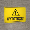 Caution - Cytotoxic Landscape - Wall Sign Caution - Cytotoxic Landscape - Wall Sign