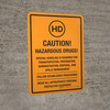 Caution - Hazardous Drugs Special Handling Is Required Portrait - Wall Sign Caution - Hazardous Drugs Special Handling Is Required Portrait - Wall Sign