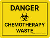 Danger - Stop Someone In This House Is Undergoing Cancer Treatment Portrait - Wall Sign