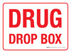 Drug Drop Box Landscape - Wall Sign Drug Drop Box Landscape - Wall Sign
