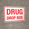 Drug Drop Box Landscape - Wall Sign Drug Drop Box Landscape - Wall Sign