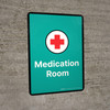 Medication Room Portrait - Wall Sign