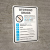 Ototoxic Drugs - Mnemonic "MNCLAVS" Portrait - Wall Sign