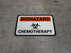 Biohazard - Chemotherapy Rectangular - Floor Sign