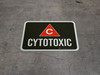Cytotoxic Rectangular - Floor Sign