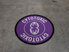 Cytotoxic Purple Circular - Floor Sign Cytotoxic Purple Circular - Floor Sign