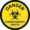 Danger - Chemotherapy Waste Circular - Floor Sign Danger - Chemotherapy Waste Circular - Floor Sign
