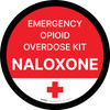 Emergency Opioid Overdose Kit Naloxone Circular - Floor Sign Emergency Opioid Overdose Kit Naloxone Circular - Floor Sign