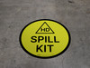 Hazardous Drugs Spill Kit Circular - Floor Sign