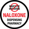 Naloxone Dispensing Pharmacy - Stop Narcotic Overdose Circular - Floor Sign Naloxone Dispensing Pharmacy - Stop Narcotic Overdose Circular - Floor Sign
