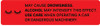 May Cause Drowsiness Alcohol May Intensify This Effect - Pharmaceutical Auxiliary Label May Cause Drowsiness Alcohol May Intensify This Effect - Pharmaceutical Auxiliary Label