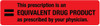 This Prescription Is An Equivalent Drug Product As Prescrived By Your Physician - Pharmaceutical Auxiliary Label This Prescription Is An Equivalent Drug Product As Prescrived By Your Physician - Pharmaceutical Auxiliary Label