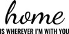 Home Is Wherever I'm With You - Wall Decor