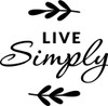 Live Simply - Wall Decor
