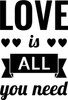 Love Is All You Need - Wall Decor