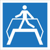 Use Footbridge Mandatory - IMO Glow Label Use Footbridge Mandatory - IMO Glow Label