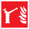 Fire Monitor Fire Safety - IMO Glow Label
