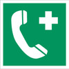 Emergency Telephone Safe Condition - IMO Glow Label