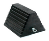 Global Industrial™ Rubber Wheel and Tire Chock, 10"L x 8"W x 6"H