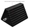Global Industrial™ Molded Rubber Wheel Chock With Handle