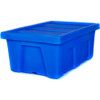 Bulk Shipping Poly Container With Lid 38-1/2"L x 26"W x 16"H, Blue