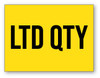 Ltd Qty Yellow - Shipping Label Ltd Qty Yellow - Shipping Label