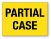 Partial Case Yellow - Shipping Label