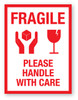 Fragile: Please Handle With Care with Icons - Shipping Label Fragile: Please Handle With Care with Icons - Shipping Label