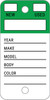 New-Used Green/White - Auto Dealership Key Tags New-Used Green/White - Auto Dealership Key Tags
