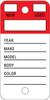 New-Used Red/White - Auto Dealership Key Tags New-Used Red/White - Auto Dealership Key Tags