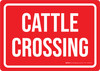 Cattle Crossing Landscape - Wall Sign