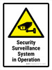 Security Surveillance System In Operation Portrait - Wall Sign Security Surveillance System In Operation Portrait - Wall Sign